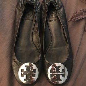 Tory Burch Minnie Travel Flats, Size 5.5
